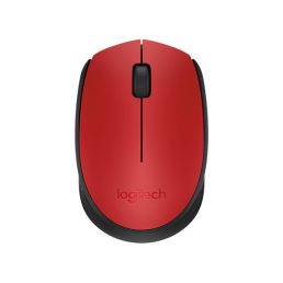 Logitech M171 vezeték nélküli piros notebook egér