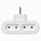   Legrand 050650 6A EUR gyermekvédett fehér négyes elosztódugó