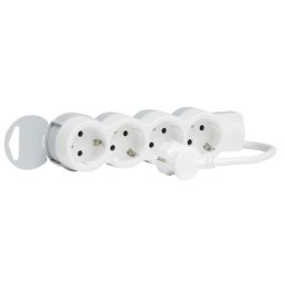   Legrand 695006 ST 1,5m vezetékkel fehér-szürke 4x2P+F elosztósor