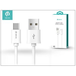 Devia ST993405 Smart 1m USB Type-C v2.0 fehér adatkábel
