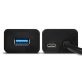   Axagon HUE-S2BL 4 portos USB3.0 gyorstöltő hosszú kábeles HUB