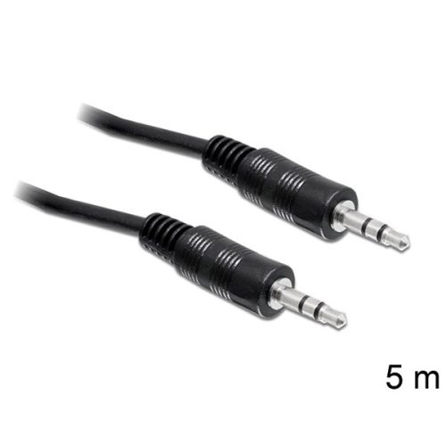 Delock 84438 DC jack 3.5 mm apa / apa 5 m audio kábel