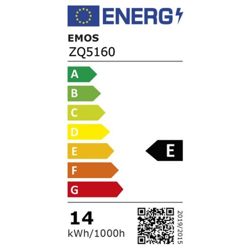 Emos ZQ5160 CLASSIC A60 14W E27 1521 lumen meleg fehér LED izzó