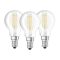 Osram Base átlátszó üveg búra/4W/470lm/2700K/E14 LED kisgömb izzó 3 db