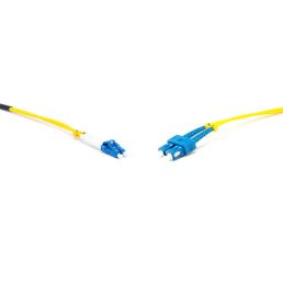   Gigalight Duplex optikai patch kábel 2xSC + 2xLC csatlakozóval, 9/125 LSZH, 1 m