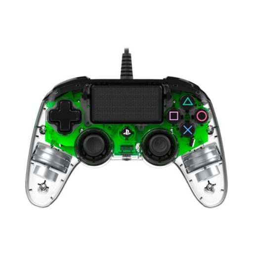 Nacon 2804956 Compact PS4 átlátszó-halványzöld vezetékes kontroller