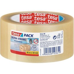   Tesa 57176 50mmx66 m ultraerős átlátszó csomagzáró szalag