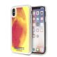   Guess iPhone X/XS rózsaszín/homok sötétben világító tok