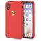 Ferrari SF iPhone X/XS piros szilikon hátlap