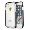 Ferrari iPhone 7 átlátszó/fekete hátlap