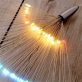   Tűzijáték stílusú fix fényű IPX3 szabványos/több színű/120db LED-es/napelemes fényfüzér, fénydekoráció