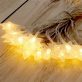   Iris Csillag alakú fix fényű/6m/meleg fehér/40db LED-es USB-s fényfüzér, fénydekoráció