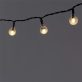 Iris Buborékgömb alakú 23mm/8 programos/6,5m/IPX3 szabványos/meleg fehér/30db LED-es/napelemes fényfüzér, fénydekoráció