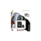   Kingston 128GB SD micro Canvas Select Plus (SDXC Class 10 A1) (SDCS2/128GB) memóriakártya adapterrel