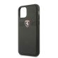   FERRARI Off Track iPhone 11 Pro fekete szemcsés bőr hátlap