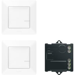   Legrand 752150 Valena Life Netatmo fehér Párosított szett: 2 vezeték nélküli kapcsoló + mikromodul