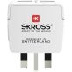   SKROSS csatlakozó átalakító az Egyesült Királyságba, beépített USB töltővel