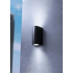   Fumagalli MARTA 90 2L LED 7W GU10 fekete kültéri falilámpa