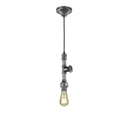   TRIO 307000188 GOTHAM 1 x E27 antik ezüst fém 1 ágú függeszték
