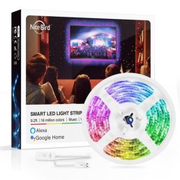   NITEBIRD SL1 Smart Wi-Fi-s RGB LED szalag 2,8m, zene és APP vezérlés