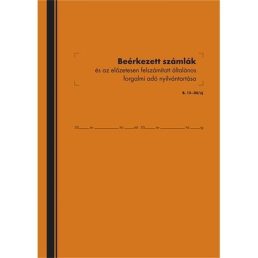   B.15-30/UJ 50lapos 3 "Áfás beérkezett számlák és Áfa nyilván tartó" nyomtatvány