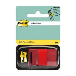  3M Post-it 680-1 25x43mm öntapadós 50lapos piros jelölőcímke