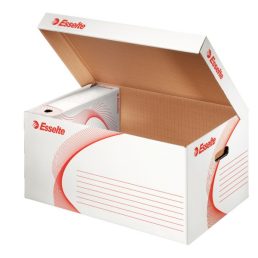   Esselte 128900 felfelé nyíló tetejű fehér archiváló konténer