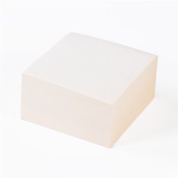 9x9x5cm mini fehér kockatömb