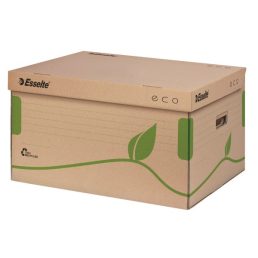   Esselte Eco felfelé nyíló tetejű barna archiváló konténer