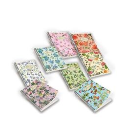   Pigna Nature Flowers A4 60lapos mikroperforált vonalas spirálfüzet