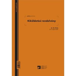   B.18-73/UJ A4 25x2lapos álló "Kiküldetési rendelvény" nyomtatvány