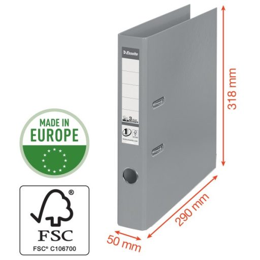 Esselte Standard Vivida A4 5cm piros iratrendező