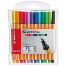   Stabilo Point 88 Mini 12db-os vegyes színű tűfilc készlet