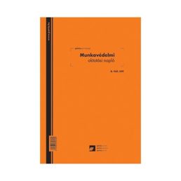   B.VALL.349 A4 24lapos álló "Munkavédelmi oktatási napló" nyomtatvány