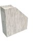   Office Depot D merevfalú 9cm karton szürke textil mintás iratpapucs