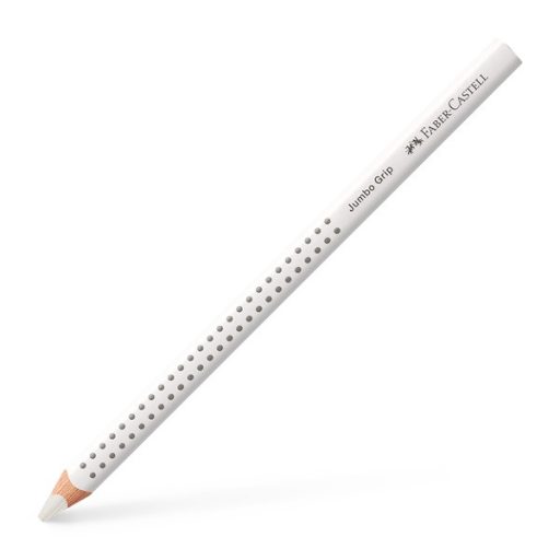 Faber-Castell Grip Jumbo háromszögletű fehér színes ceruza