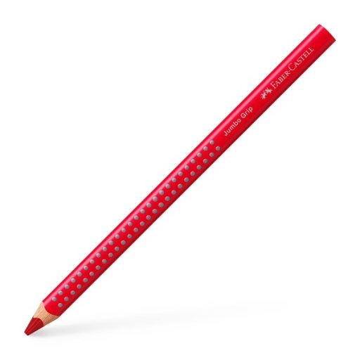 Faber-Castell Grip Jumbo háromszögletű görögdinnye piros színes ceruza