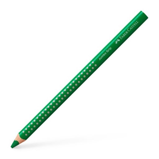 Faber-Castell Grip Jumbo háromszögletű zöld színes ceruza