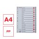 Esselte A4 12 hónapos műanyag regiszter