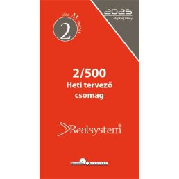   Realsystem 2/500 éves heti beosztású gyűrűs naptár kiegészítő