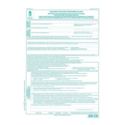   B.APEH.1396 "A külföldi utas adó-visszaigénylő lapja" nyomtatvány