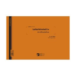   B.14-34 "Leltárfelvételi ív árváltozáshoz" nyomtatvány