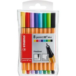   Stabilo Point 88 Mini Wallet 8db-os vegyes színű tűfilc készlet