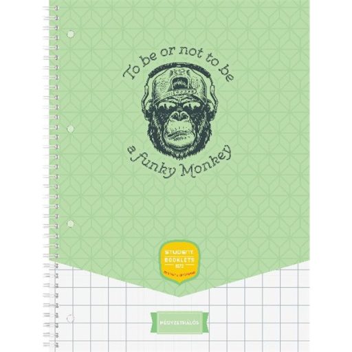 ICO Student Art A4 70lapos kockás spirálfüzet