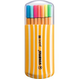   Stabilo Point 88 Zebrui neon 15+5db-os vegyes színű tűfilc készlet