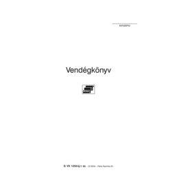   D.VV.1250/UJ 140x200mm 48oldalas "Vendégkönyv" nyomtatvány
