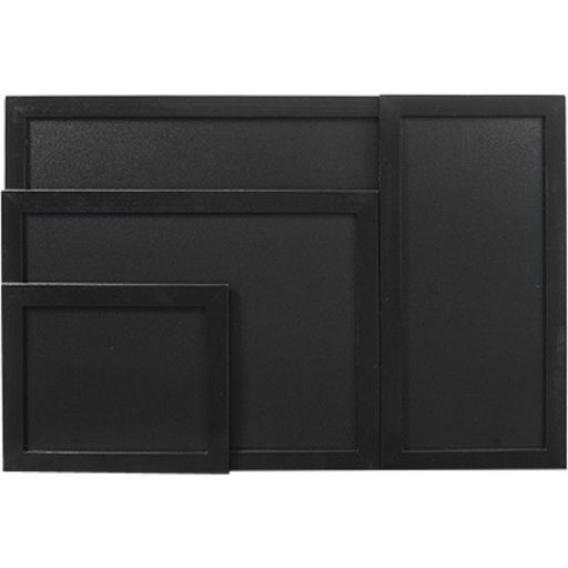 Securit 40x60cm lakkozott fekete krétatábla + krétamarker