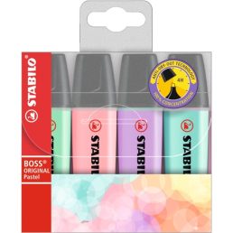   Stabilo BOSS ORIGINAL Pastel 4db-os vegyes színű szövegkiemelő