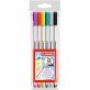 Stabilo Pen 68 brush 6db-os vegyes színű ecsetfilc