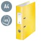 Leitz 180 fok Wow A4 8cm sárga iratrendező